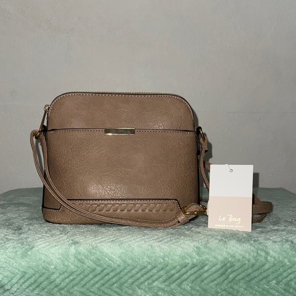 Le Bag Taupe Crossbody Purse